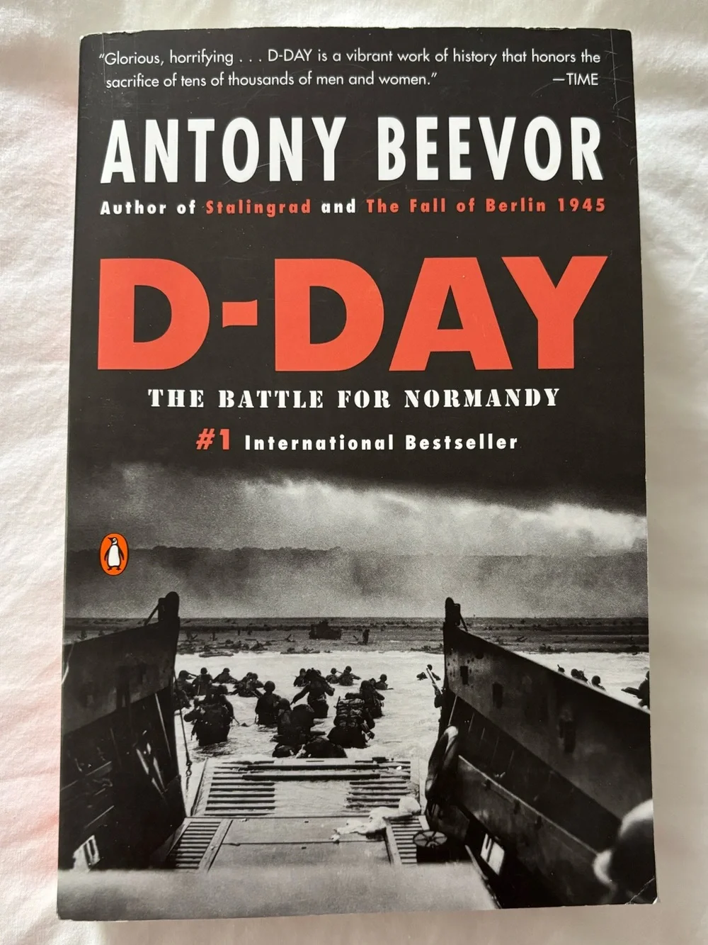 D-DAY by Antony Beevor Best paperback Book  Normandy WW11 History NWT